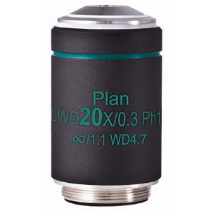 Motic Obiektyw WD PL Ph CCIS, plan, achro, faza, 20x/0.3 w.d. 4.7mm, Ph1 (AE2000)