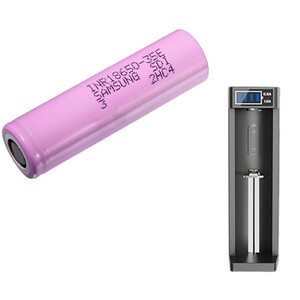 Sytong Ładowarka USB + akumulator 18650 Samsung 3450 mAh